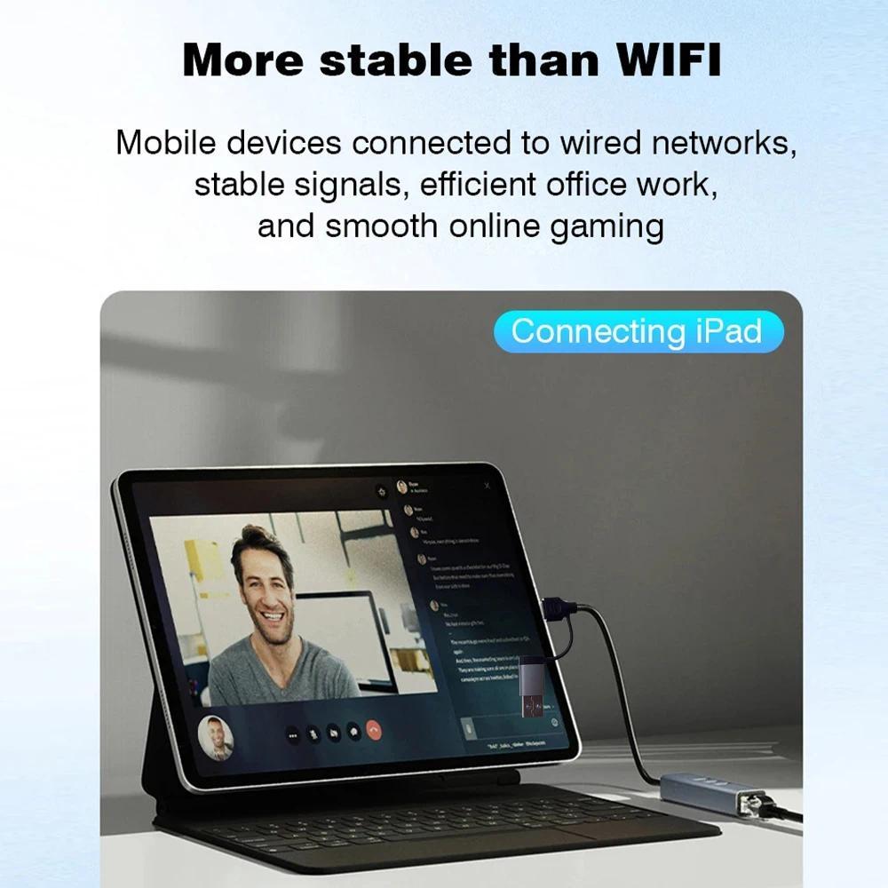 [Sẵn sàng] Bộ chuyển đổi USB 3.0 HUB 1000Mbps USB Ethernet 4 trong 1 Cổng HUB USB sang Rj45 Gigabit Ethernet cho máy tính xách tay MacBook Máy tính PC