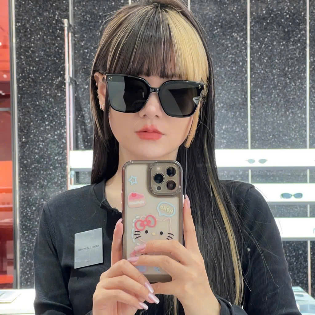 [Auth.entic] [Ảnh thật] Kính Mát G.M.Lady Lang 01 Màu Đen