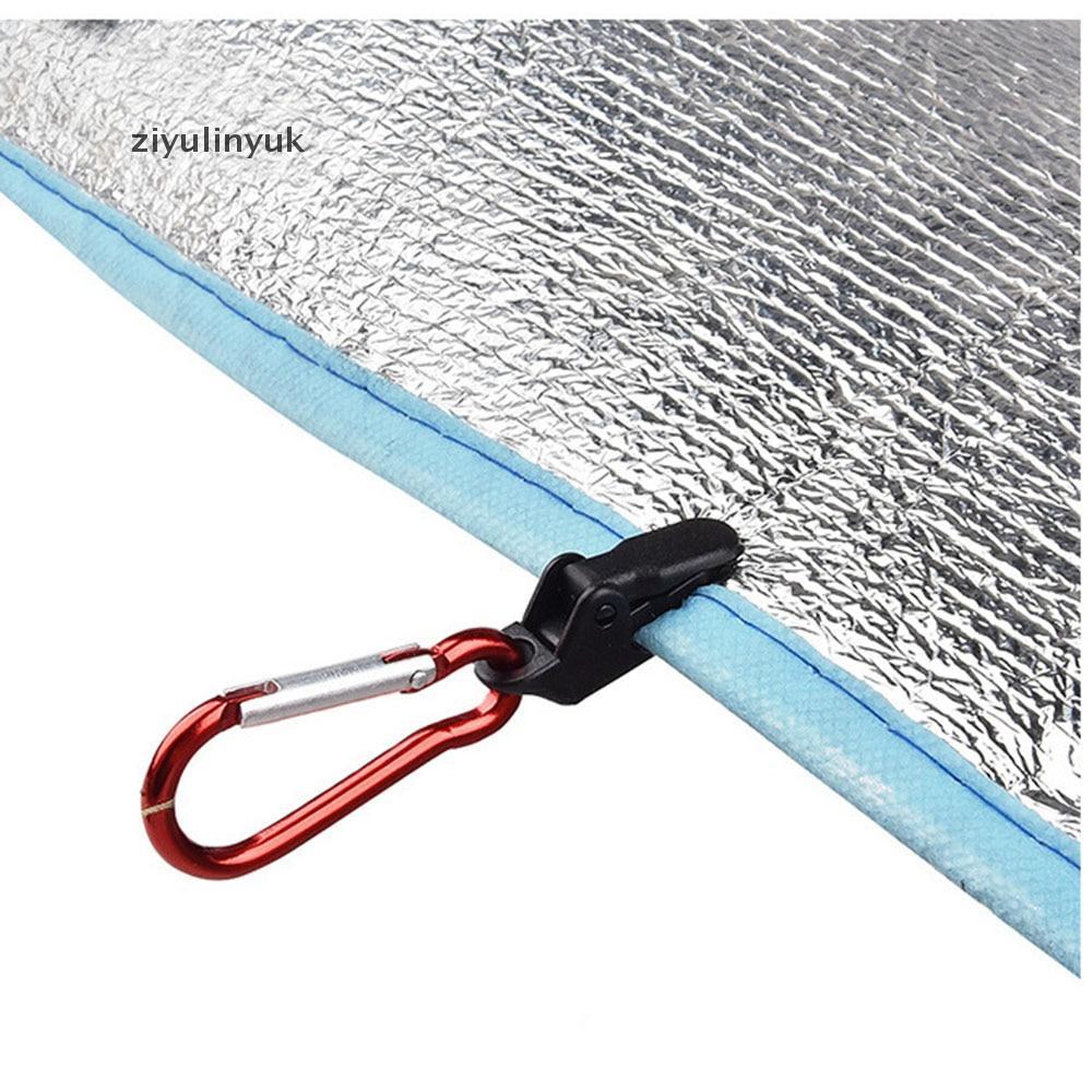 Ziyulinyuk - Bộ 10 Kẹp Bạt cho Lều Cắm Trại, Thích hợp Outdoor và Hiking