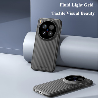 Lereach cho vivo X300 Ultra X300 Pro / X300 Vỏ điện thoại mờ sóng - Tùy chọn chống trượt, mỏng, chống vân tay, nhiều màu