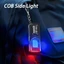 Đèn pin móc khóa SAVORBOX, Đèn pin sáng cao đa chức năng có COB, Đèn xanh di động USB chống nước Đèn làm việc có thể sạc lại ngoài trời
