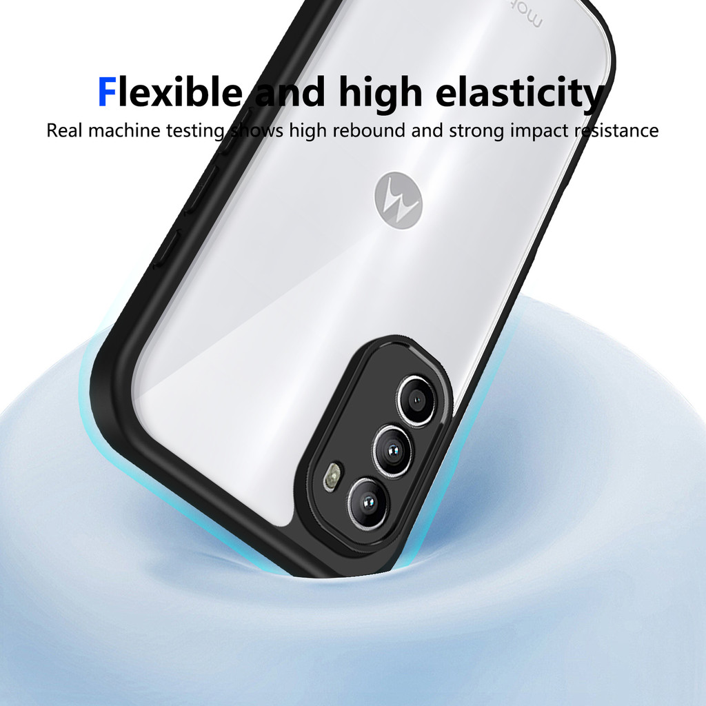 Ốp lưng Motorola Moto G82 Vỏ 6,6 inch Model XT2225-1 Vỏ trong suốt mờ thời trang cho Moto G82 Vỏ điện thoại