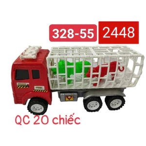 Đồ chơi xe ô tô, xe tải đủ mẫu chạy quán tính chất liệu nhựa ABS an toàn VNSX ( 24*14*10 )