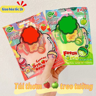 Túi Thơm Trái Cây Treo Tường Bunnies House Treo Phòng, Ô Tô, Tủ Quần Áo Hương Thơm Lâu Dài