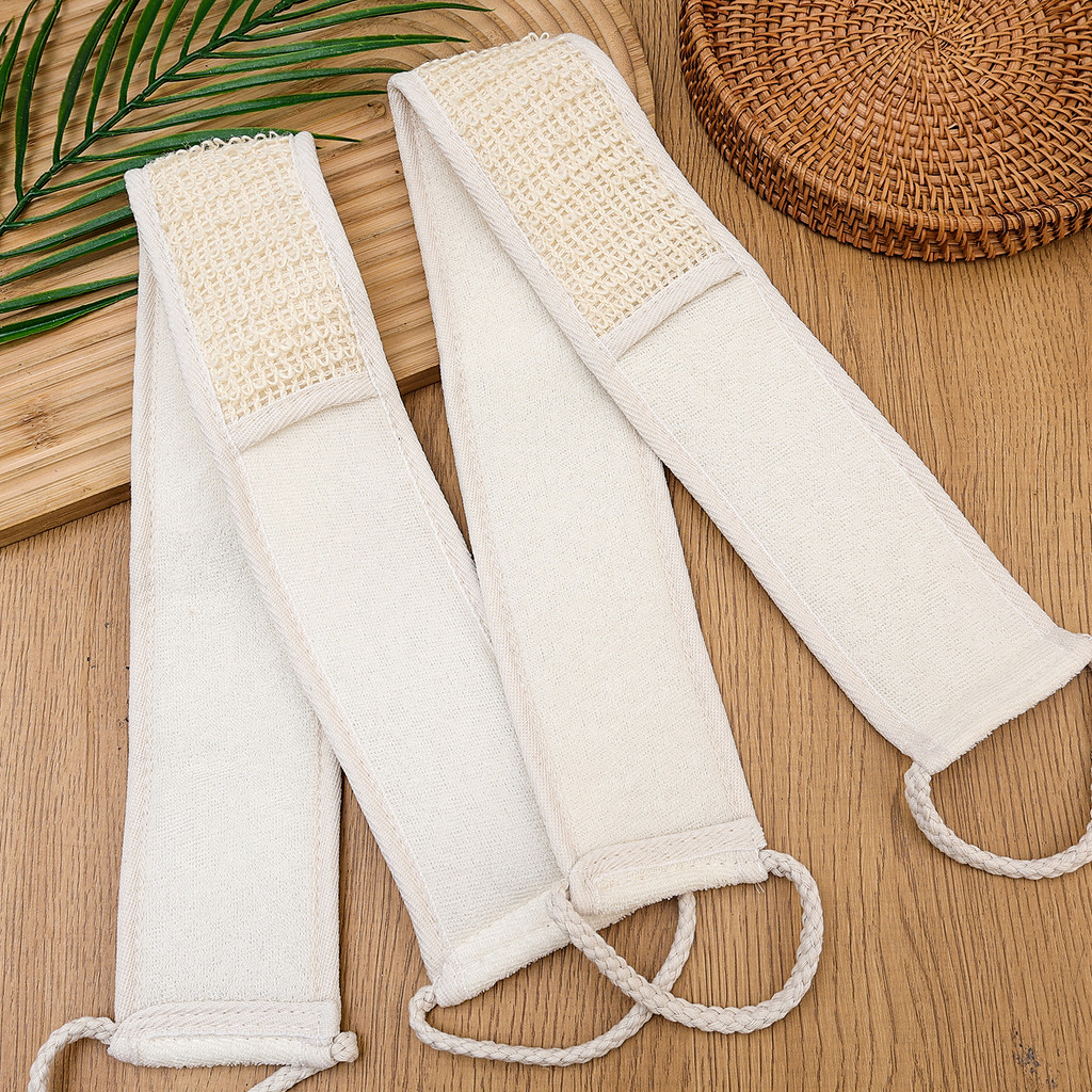 [H & L] Khăn tẩy tế bào chết toàn thân - Chất liệu Cotton / vải lanh để chống mụn và da mịn màng (1 / 3 / 5 Cái) ﻿