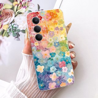 Dành Cho Xiaomi Redmi 15 4G 5G Note 15R Vỏ Tranh Hoa Thanh Lịch Mới Redmi15 Note15R Vỏ Điện Thoại TPU Silicon Mềm