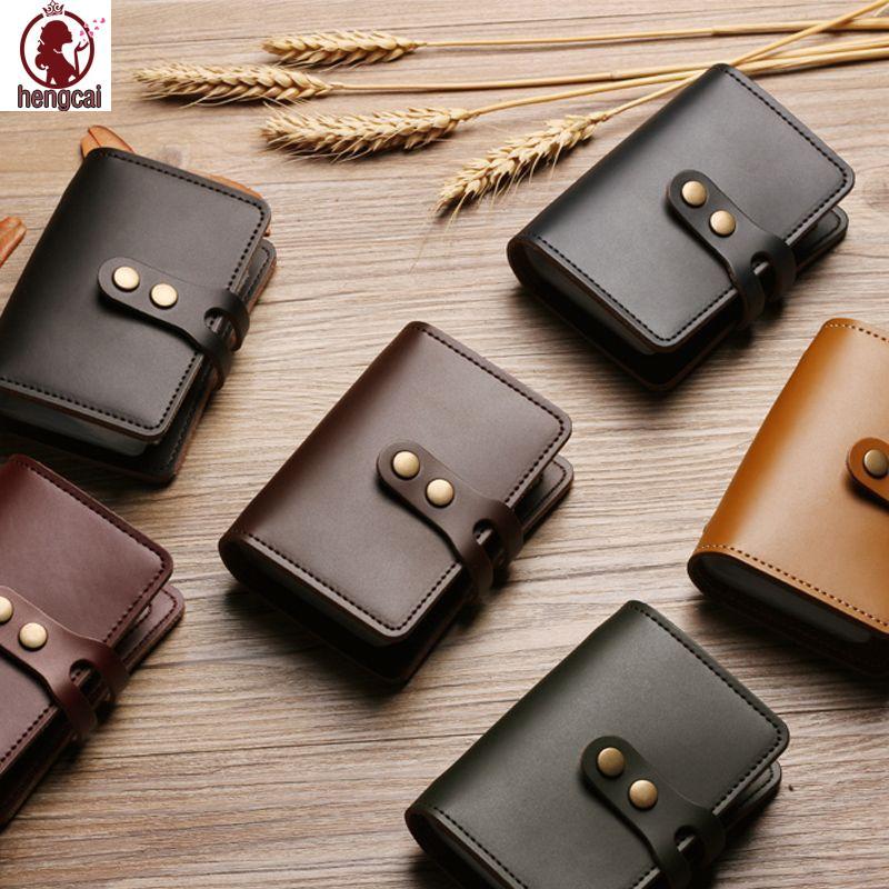 Hộp đựng thẻ da 30 khe thời trang - Ví nhiều thẻ dành cho nam nữ Thẻ tín dụng ID doanh nhân