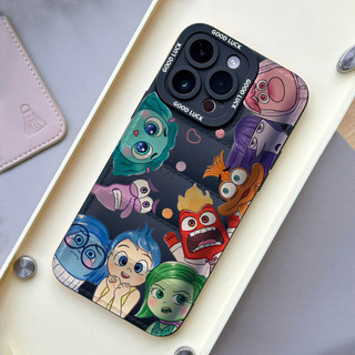 Ốp điện thoại Inside Out cho iPhone 17 / 17Air / 16E / 15 Plus / 14 / 13 / 12 / 11 / Pro Max. Chống sốc rơi. Hộp đựng túi khí kiểu áo khoác silicon lỏng che phủ toàn diện