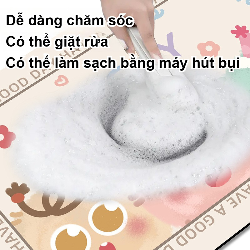 Thảm Trải Sàn Giả Cashmere Len Lông Cừu Mềm Mại 40*120cm,siêu thấm hút,thích hợp trang trí phòng ngủ