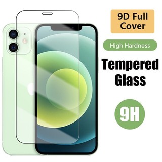 9D Full Cover Kính Cường Lực Cho iPhone 11 12 13 14 15 16 17 Pro Max 14Plus X XR XS Max iPhone 7 8 Plus 6 6S Plus 5S SE 2020 Vỏ Bảo Vệ Màn Hình Kính Cường Lực