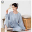 Áo len Cardigan cổ tròn 100% cotton và Bộ đồ ngủ dài màu sắc đa dạng dành cho nữ