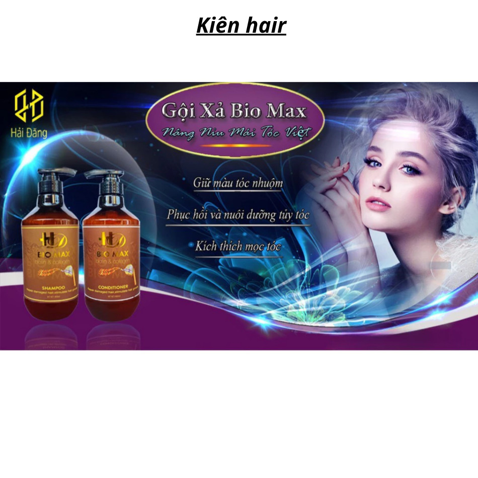 Dầu gội đầu BIOMAX, Dầu Gội Cặp chống rụng và kích thích mọc tóc | Trunghair