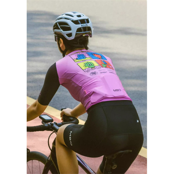 SS058B- Áo Đạp Xe MBO Nữ Magenta