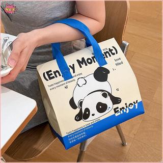 N & X 1 Chiếc Túi Giao Thực Phẩm Cách Nhiệt Họa Tiết Gấu Trúc Túi Tote Vận Chuyển Thực Phẩm Cấp Thương Mại Lớn Túi Cách Nhiệt Có Thể Tái Sử Dụng Để Mang Thực Phẩm.