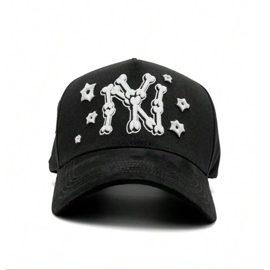 Mũ Damdy - Xương chắp vá - Đen - Đội Yankees New York 8A4U