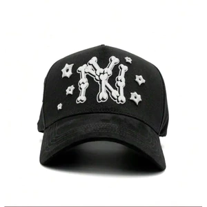 Mũ Damdy - Xương chắp vá - Đen - Đội Yankees New York 8A4U