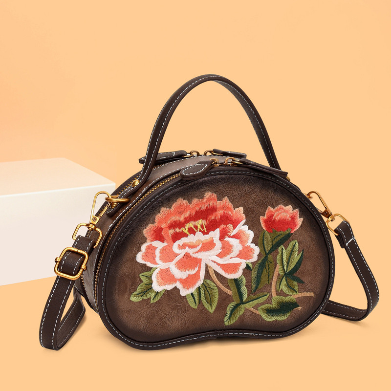 Phong Cách Trung Hoa Thêu Túi Xách Nữ Phong Cách Mới Túi Đeo Vai Phong Cách Trung Hoa Mới Túi Mẹ Messenger Túi Nhỏ