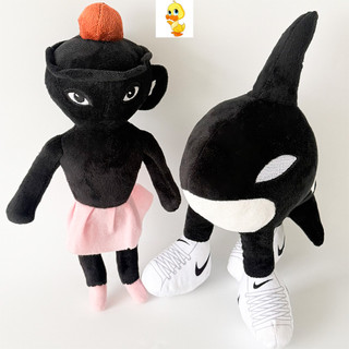 PLUS✨Tung Tung Tung Saur Đồ Chơi Sang Trọng Tungtung Saur Plushie Mới Đen Ba Chân Búp Bê Cá Mập Ngộ nghĩnh Ghế Xanh Đồ Chơi Nhồi Bông Mềm Sang Trọng Quà Tặng Giáng Sinh Búp Bê Đồ Chơi Trẻ Em
