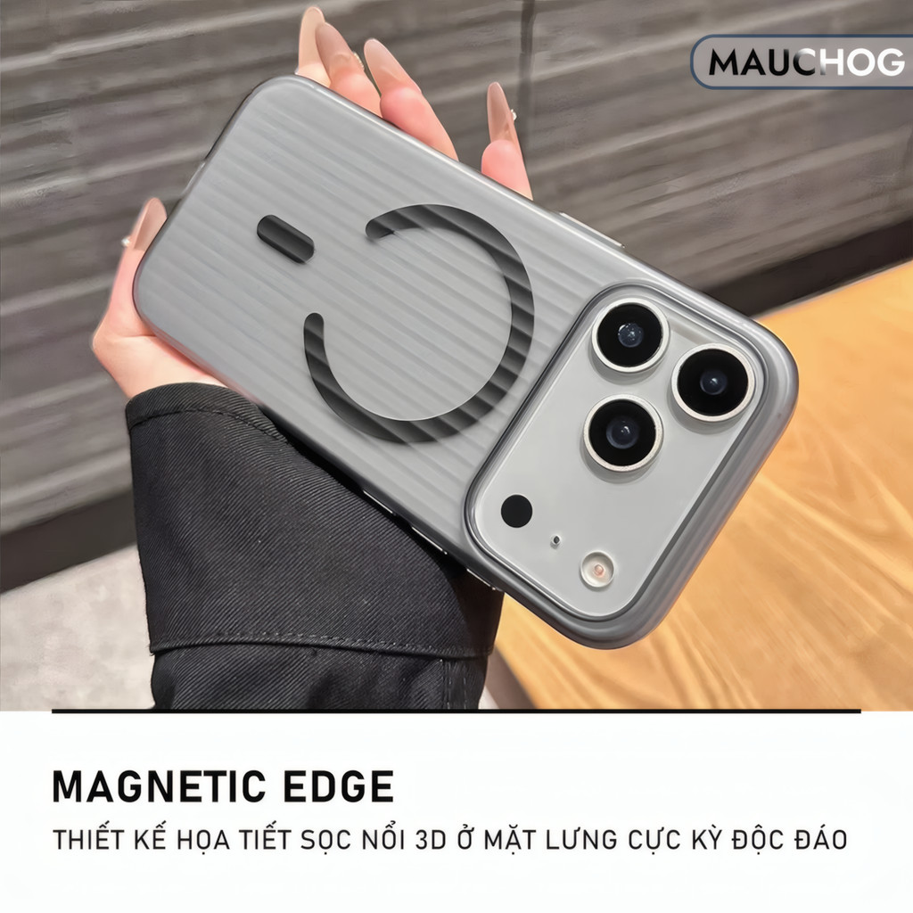 Ốp Nhám Mờ Chống Vân Tay Siêu Mỏng Viền Chống Trượt Cho Điện Thoại iPhone 17 Pro Max 16 15 14 13