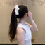 Kẹp Chuối Nhung Satin Lớp 3D Cho Nữ - Phụ Kiện Tóc Thời Trang Thân Thiện Vói Làn Da, 4 Màu Chọn Lựa