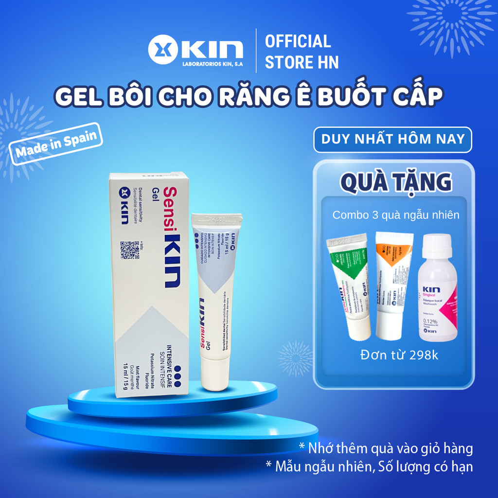 Gel Bôi Sensi Kin Cho Răng Ê Buốt Cấp Tính, Răng Nhạy Cảm, Tuýp 15ml ...