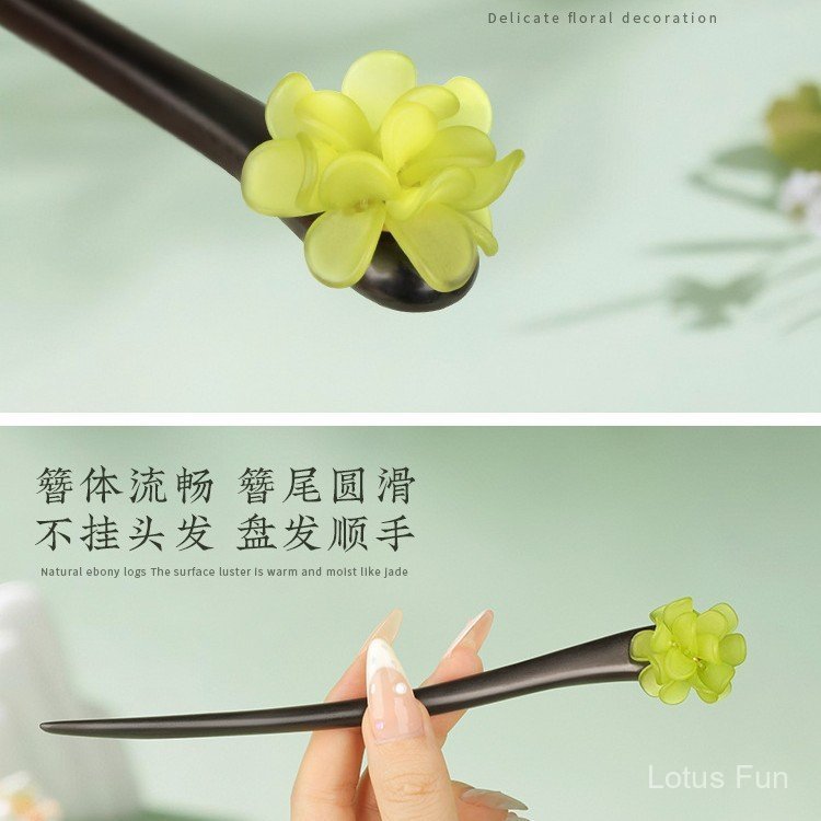 Câymun Kẹp Tóc Hoa Tươi Cao Cấp, Phong Cách Trung Quốc, Phụ Kiện Cho Hanfu Sườn Xám