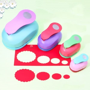 Exhila Di Động Ren Hình Bầu Dục Lỗ Đấm Đa Năng Giấy Dập Nổi Dụng Cụ Công Thái Học Cầm Cho Nghệ Thuật Thủ Công Bao Bì Và Thẻ