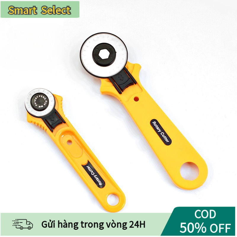 【COD】Dao cắt da thuộc lưỡi tròn tiện dụng cho việc cắt vải và giấy thiết kế chuyên nghiệp cho bộ dụng cụ làm đồ da