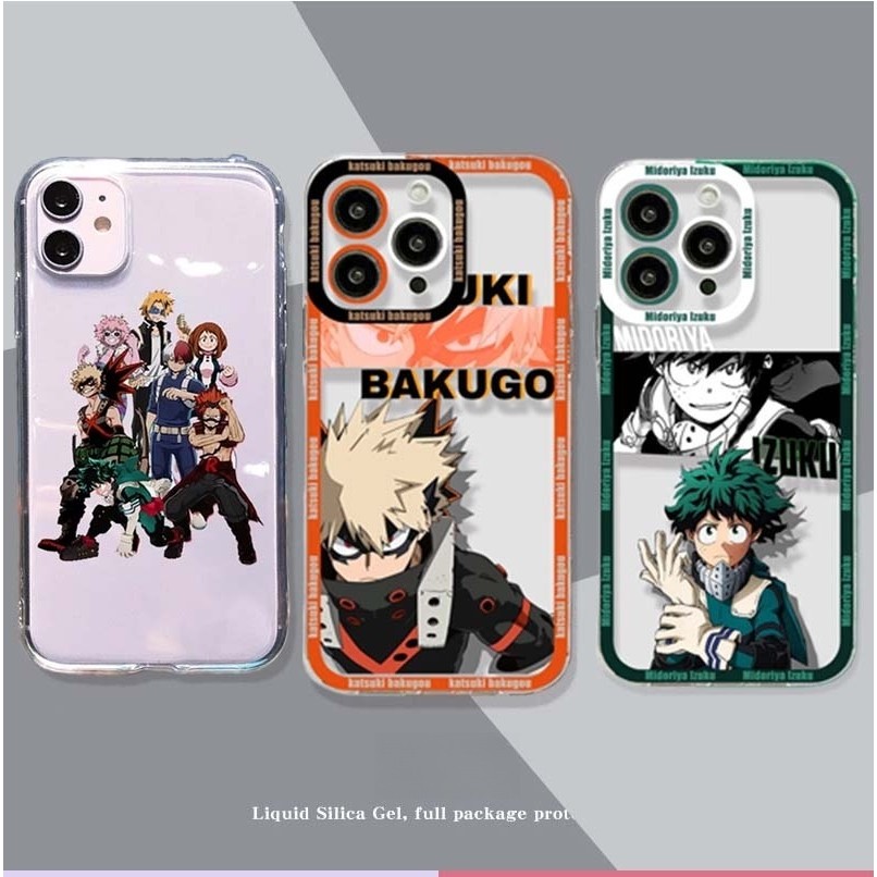 Ốp Điện Thoại Anime My Hero Academia Cho Samsung Galaxy A12 A03 A32 A23 A52 A54 A50 A50S A30S A22 A53 A03S A22 A13 A04S Vỏ Silicon Mềm Hoạt Hình Trong Suốt