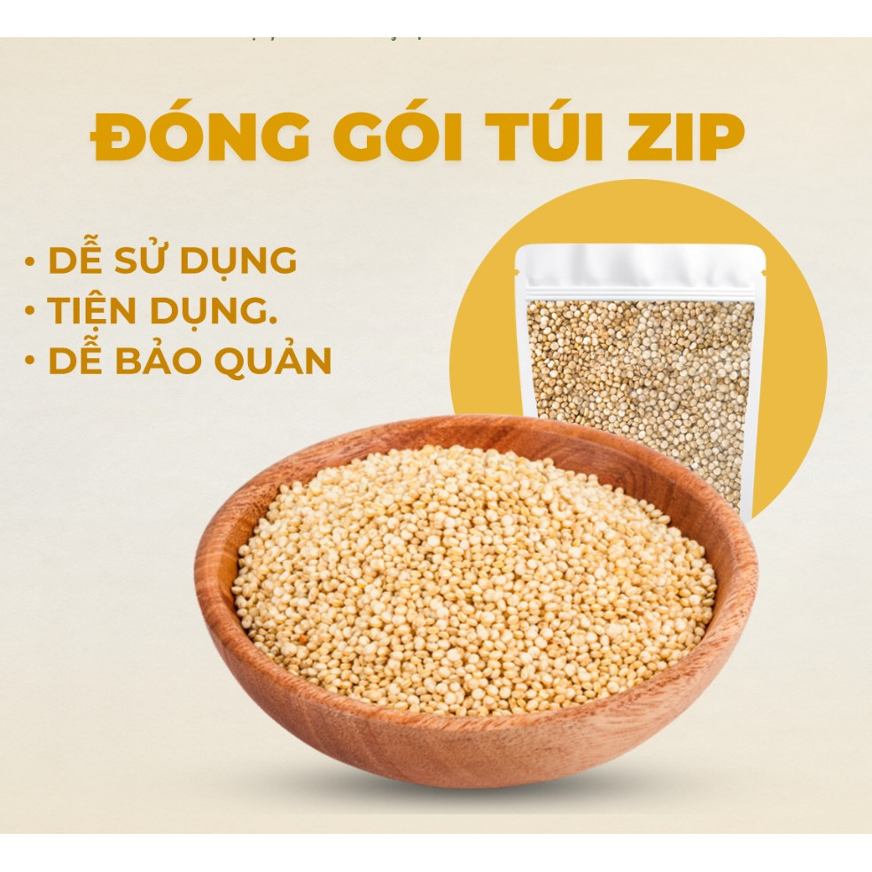 500GRm Hạt Diêm Mạch, Hạt Quinona Hữu Cơ Dinh Dưỡng Ăn Dặm Cho Bé Nhập Khẩu Peru, Làm Sữa Hạt, Ăn Kiêng, Giảm Cân 500g
