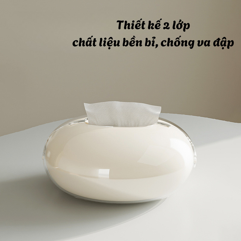 Hộp Đựng Khăn Giấy Dạng Giọt Nước DINO, Phong Cách Đơn Giản, Sang Trọng, Tiện Lợi, Tiết Kiệm Không Gian