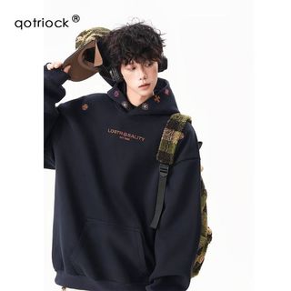 Áo nỉ có mũ trùm đầu, style cổ điển Hàn Quốc, phù hợp nam và nữ