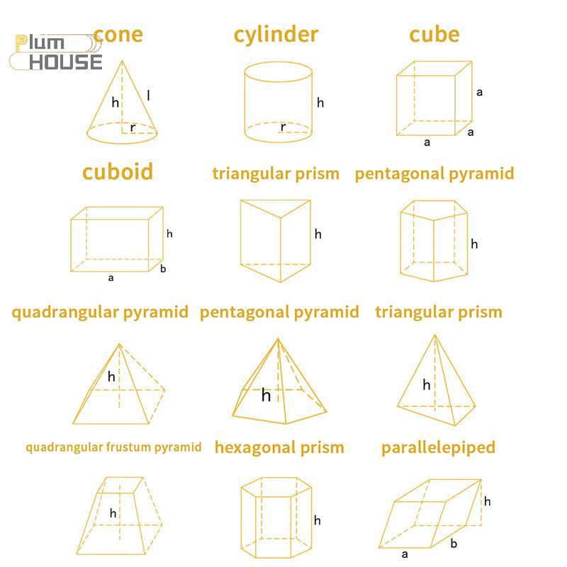 PlumHOUSE Kéo Dây 3D Hình Học Sách Trẻ Em DIY Chắc Chắn Sách Chắc Chắn Mô Hình Hình Học Không Gian Trò Chơi Huấn Luyện Tư Duy VN