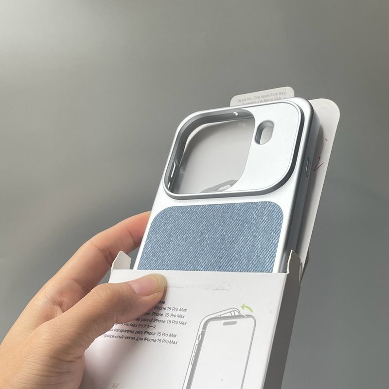 Vải Lanh Denim Cho Oppo findx9pro Ốp Điện Thoại findx9 Da Trơn Cao Cấp Bảo Vệ Thời Trang