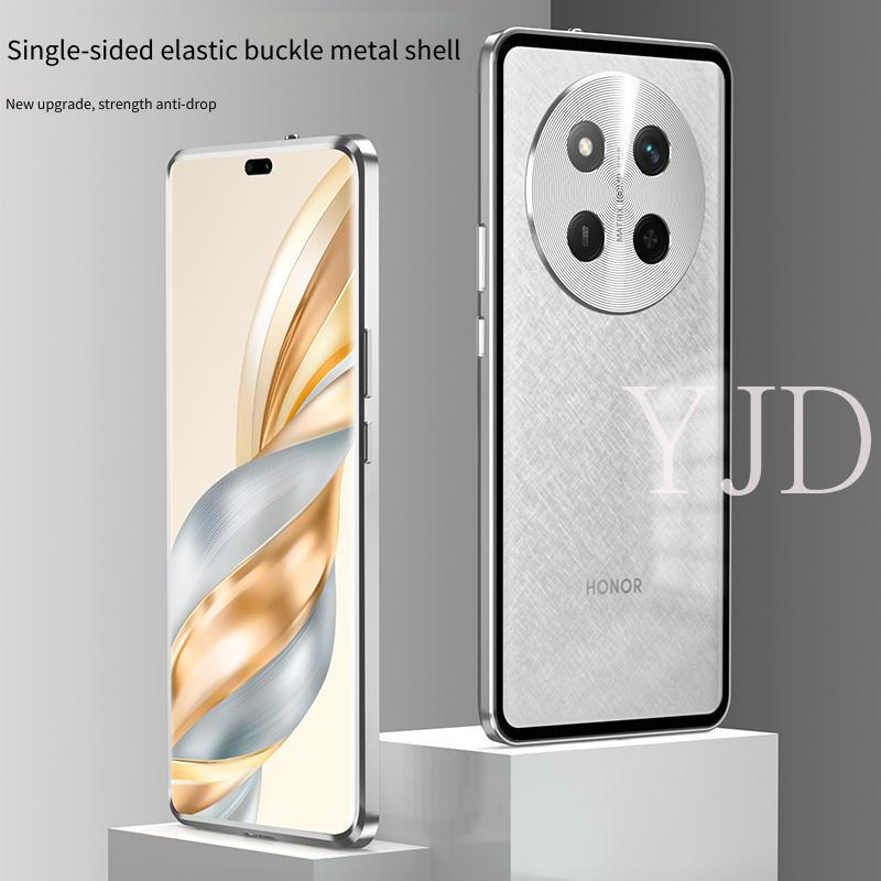 Ốp Lưng Cho Honor X9C Thông Minh Mới Nâng Cấp Khung Kim Loại Mờ Mặt Sau Bảng Điều Khiển Tản Nhiệt Chống Rơi Vỏ Điện Thoại