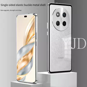 Ốp Lưng Cho Honor X9C Thông Minh Mới Nâng Cấp Khung Kim Loại Mờ Mặt Sau Bảng Điều Khiển Tản Nhiệt Chống Rơi Vỏ Điện Thoại