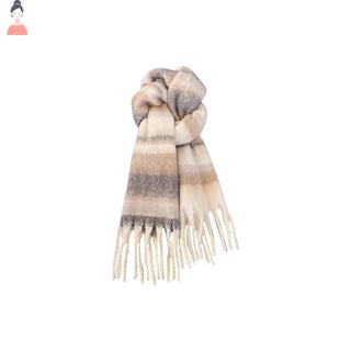 Khăn Choàng Cashmere Dày Phong Cách Hàn Quốc, Ấm Áp và Thời Trang