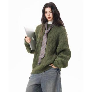 Áo len dệt kim nam phong cách cổ điển kiểu Mỹ, phù hợp unisex