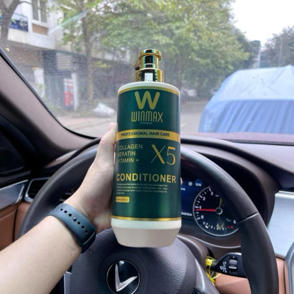 Dầu gội đầu Winmax X5 800ml hương nước hoa, sạch gàu, mềm mượt tóc, phục hồi hư tổn | Trunghair
