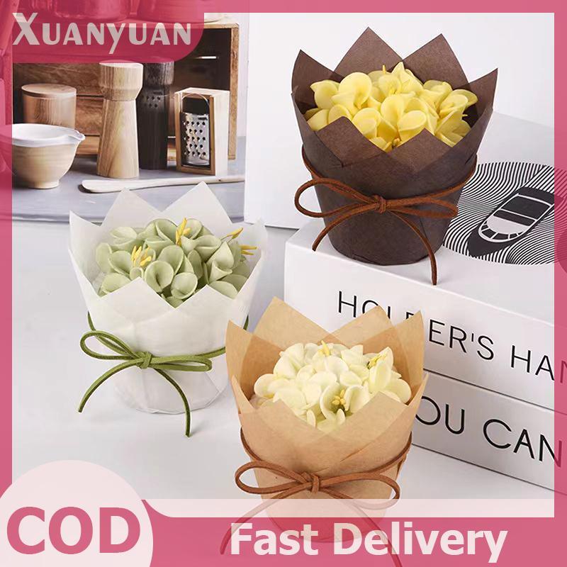 XUAN 50 Chiếc Muffin Cupcake Cốc Giấy Chống Dầu Cupcake Lót Nướng Muffin Cup Bánh Bọc Trường Hợp Cho Tiệc Tắm Sinh Nhật VN