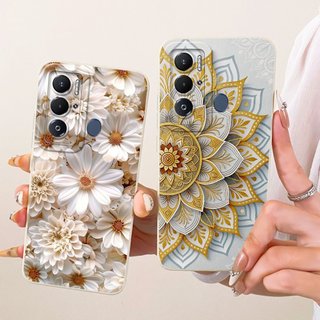 Dành Cho Tecno Pova Neo Vỏ LE6 LE6h Không Gian Hướng Dương Phổ Biến Kẹo Mềm Silicone TPU Ốp Lưng Cho Tecno PovaNeo Vỏ Điện Thoại