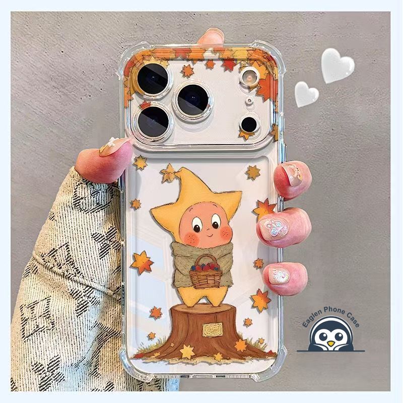 Ốp Điện Thoại Mùa Thu Ngôi Sao Dễ Thương Cho Không Có Điện Thoại 3 3A Pro 2 2A Plus CMF Điện Thoại 2 Pro 1 5G 4G Vỏ Bốn Vỏ Chống Rơi Trong Suốt Mềm