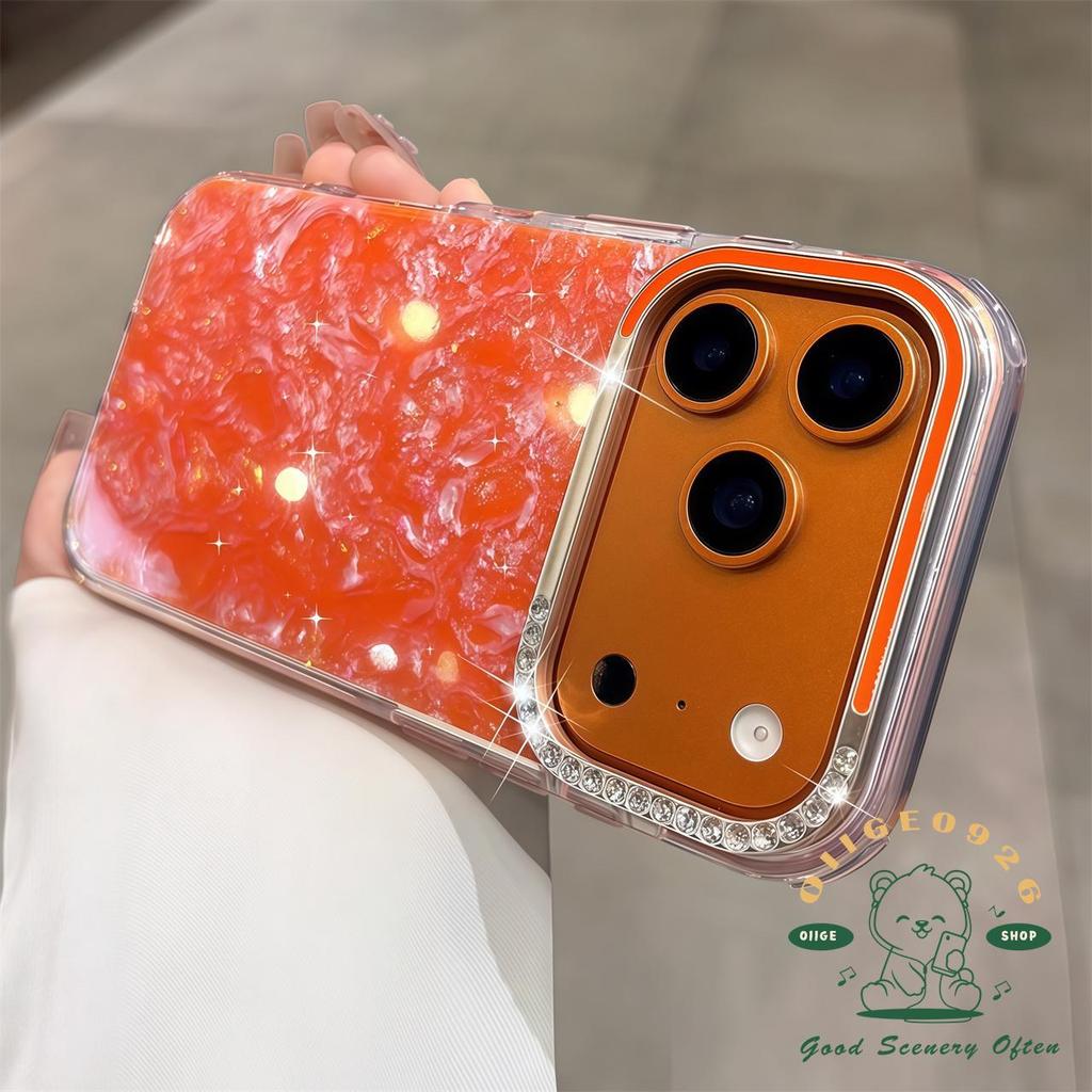 【 Ốp lưng iPhone17 】 Túi khí họa tiết đá cẩm thạch kim cương Vỏ điện thoại iphone17 Pro Max16 15 14 13 cho vỏ iPhone Vỏ mềm silicon TPU chống sốc