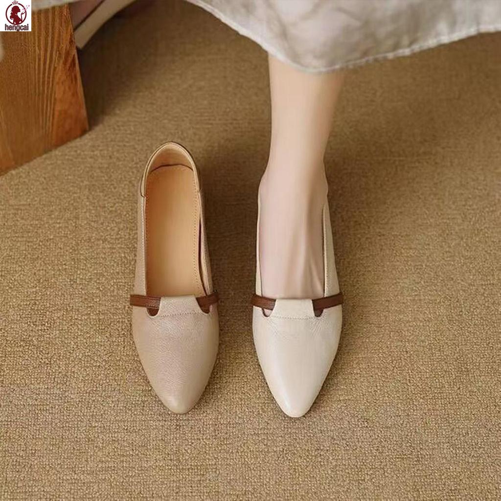 Giày trượt mũi nhọn mũi nhọn bằng da PU Giày ba lê thông thường
 Cho phòng khiêu vũ tiệc cưới