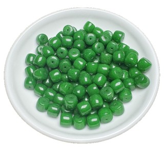 ((Hạt Jade Jasper Old 7x8mm - 20 Pieces)) | Nguyên Khối để Tự Làm Vòng Tay