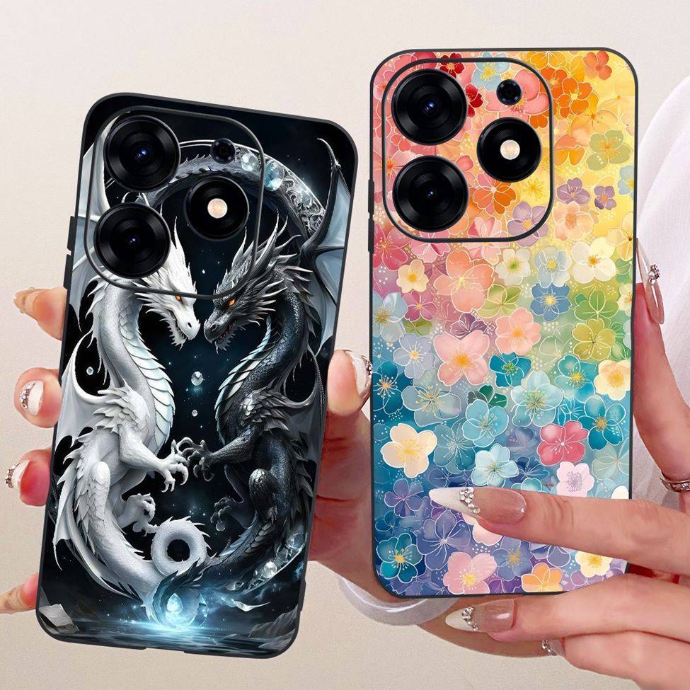 Ốp lưng Tecno Spark 10 Pro Cover KI7 Mèo Dễ Thương Thời Trang Bướm Sơn Vỏ Techno Spark 10 Pro K17