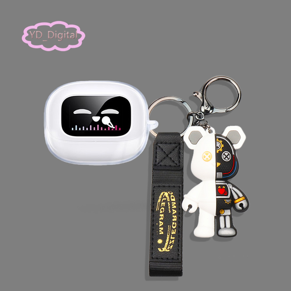 Dành Cho Ugreen Echobuds Magic Tai Nghe T6 Magic Tai Nghe Vỏ Bảo Vệ Vỏ Mềm Trong Suốt Bảo Vệ Chống Sốc Với Mặt Dây Chuyền Lợn Dễ Thương