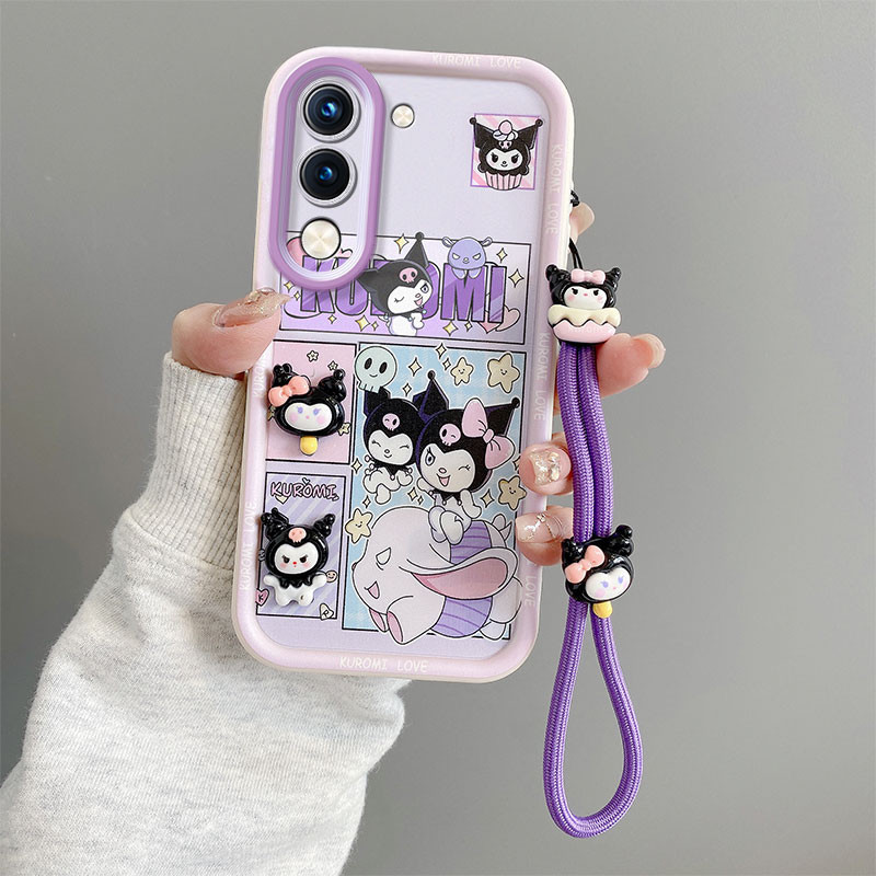 Ốp lưng cho vivo Y04 4G Y29S 5G anime chống rơi TPU mềm silicon 3D Vỏ điện thoại dễ thương Hoạt hình