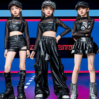 Đồ Nhảy Hiện Đại Hiphop Trẻ Em Set Đồ Dance Jazz Quần Nhảy Crop Top Đồ Nhảy Cho Bé Gái Bộ Tập Nhảy Cho