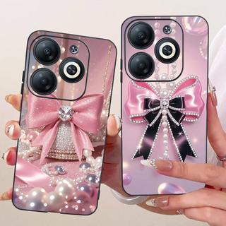 Dành Cho Infinix Smart 8 Plus 8 Pro Smart8 HD Ốp lưng Hoa Butterflu Nhiều Màu Sắc Nữ Tính Mềm Vỏ Silicon Mờ Ốp Lưng